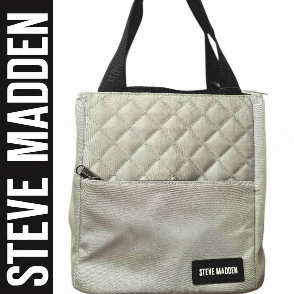Steve‎ Madden Insulated 11" Lunch Tote Bag- Mint/Black